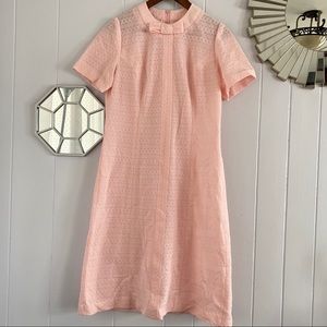 Pink Bow Vintage Dress M
